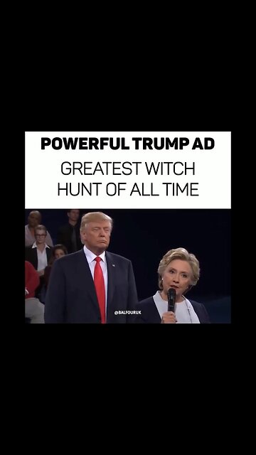 NEW TRUMP CAMPAIGN AD💜🇺🇸🏅EXPOSE WICKED WITCH HUNT HOAX OF THE CENTURY🇺🇸🏛️🗽⭐️
