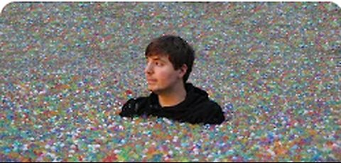 I Put 100 Million Orbeez In My Friend's Backyard