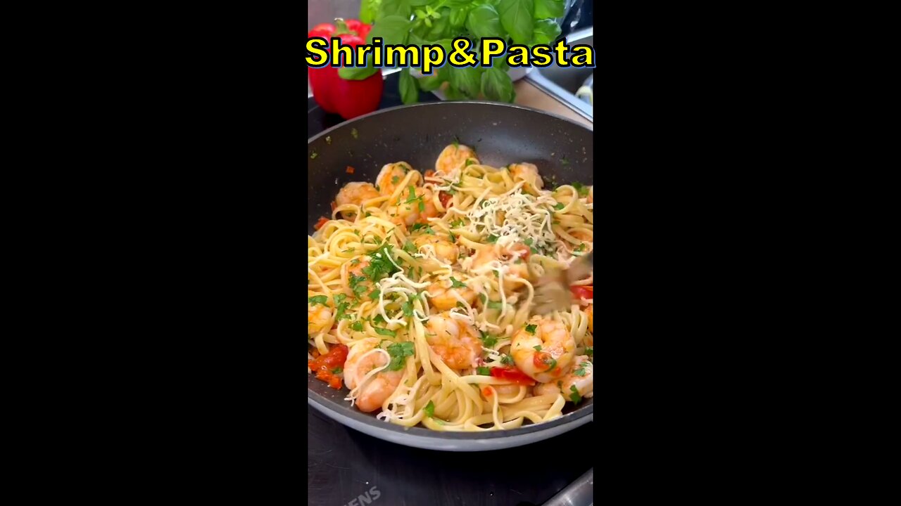 Shrimp and Pasta Recipe: A Flavorful Delight | رسپی میگو و پاستا با سس کره