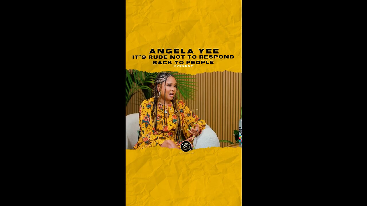 @angelayee It’s rude not to respond back to people