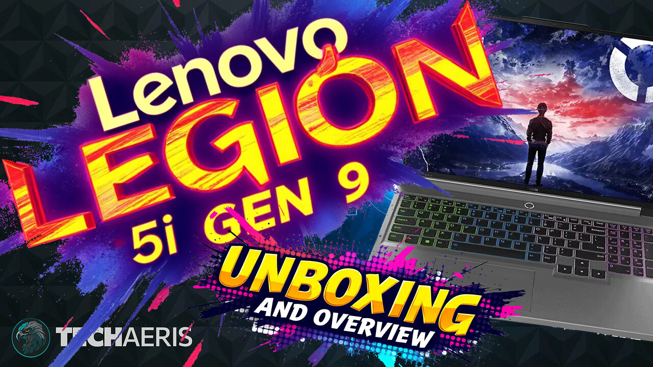 Lenovo Legion 5i Gen9 16" Unboxing and Overview