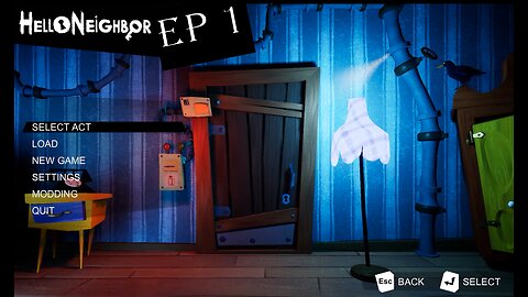 HELLO NEIGHBOR EP 1 ACT 1 A OLD GAME