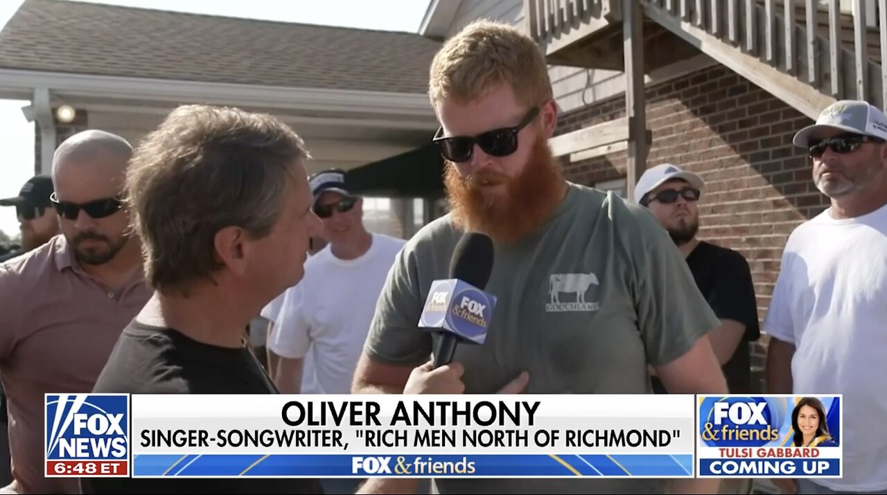 Oliver Anthony Says 'Rich Men' Has 'Touched People Globally'