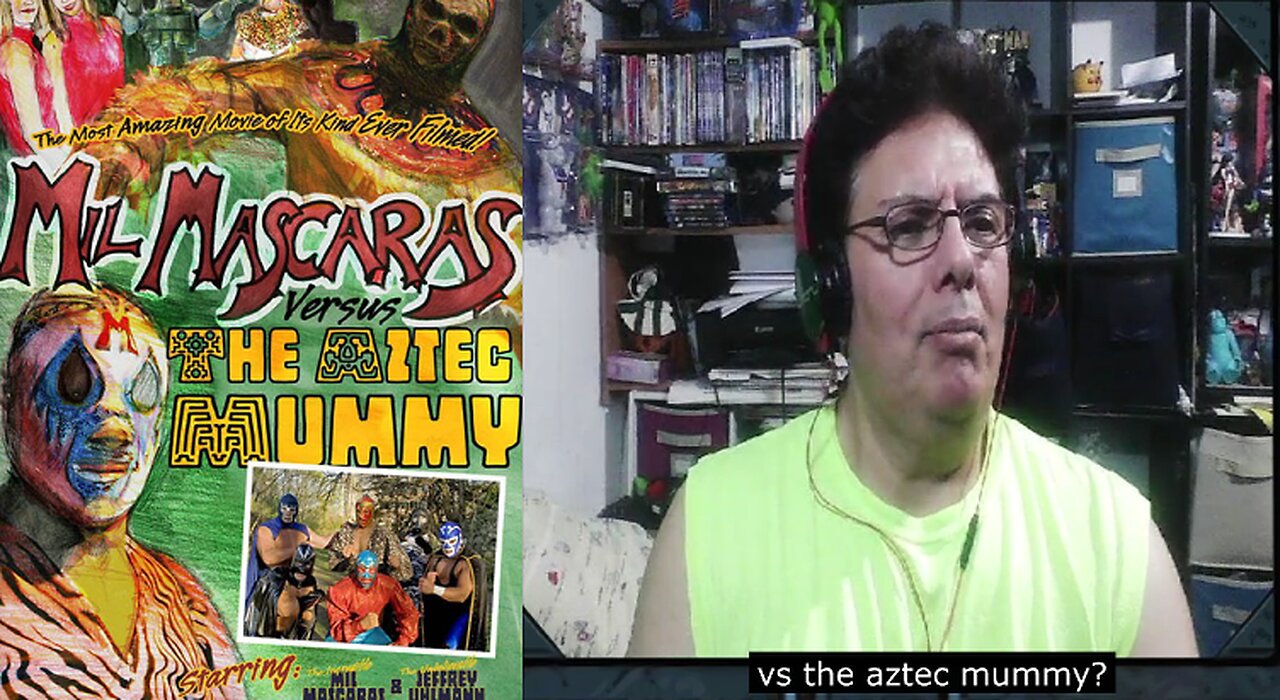 Vintage Monday Mil Mascaras VS The Aztec Mummy - Trailer HD TRAILER REACTION/REACCION