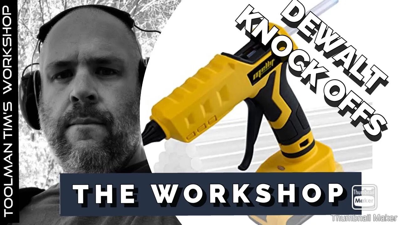 3 AMAZON DEWALT KNOCKOFF Tools SURPRISINGLY Good (glue gun, spotlight, inverter)