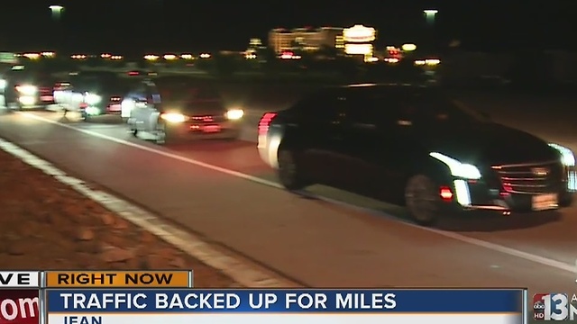 Troopers warn drivers of heavy traffic near Primm