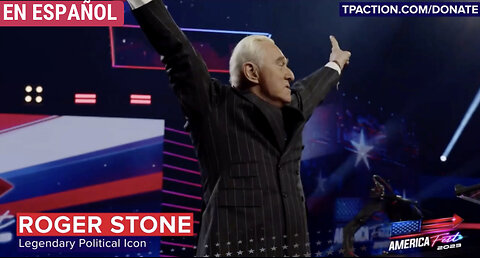 Roger Stone (EN ESPAÑOL): “Donald Trump ha sido el mejor presidente de mi vida” - AmericaFest 2023