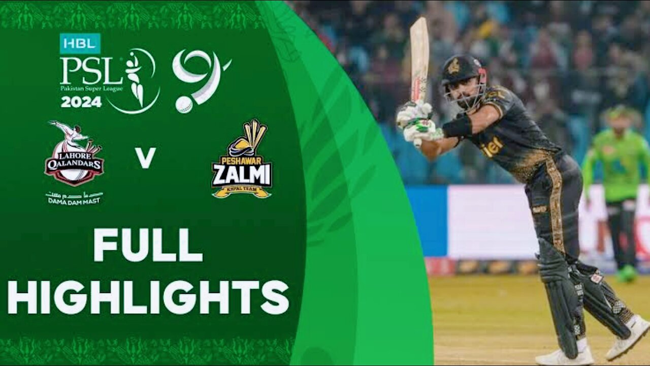 PSL 9 2024 || 12Th Match Highlights || LQ vs PZ