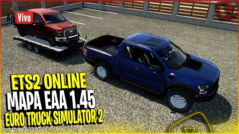 ETS2 1.45 MULTPLAYER MAPA BR BRASIL TRANSPORTES DE VEÍCULOS COM CARROS DE PASSEIO