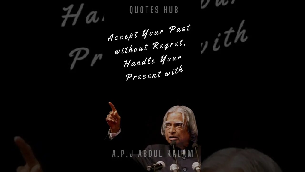 One of the Most Inspiring Quotes from APJ Abdul Kalam || #quotes || #shorts