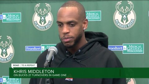 Khris Middleton addresses sloppy showing after Game 1