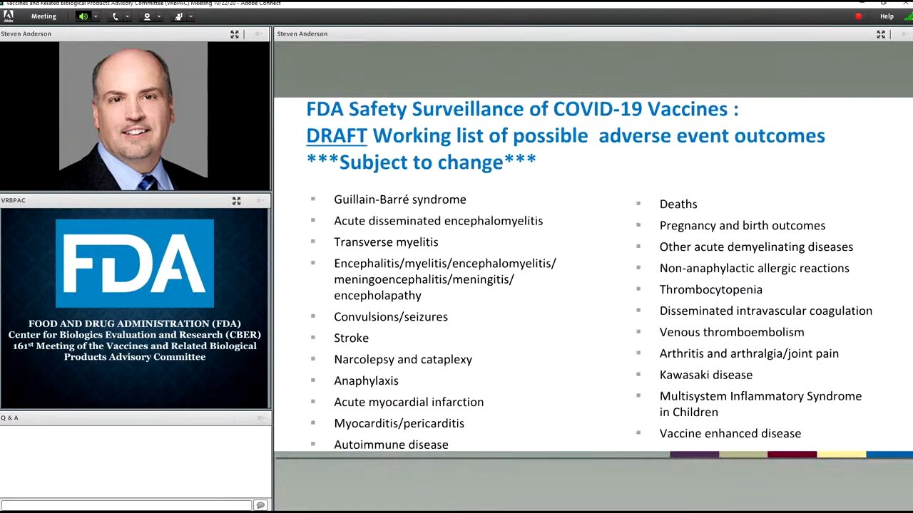 Vaccines and Related Biological Products Advisory Committee 2020-10-22