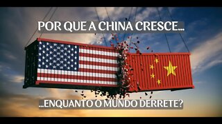 O QUE A CHINA ESTÁ FAZENDO, ENQUANTO OS ESTADOS UNIDOS E O MUNDO RETRAEM SUAS ECONOMIAS?