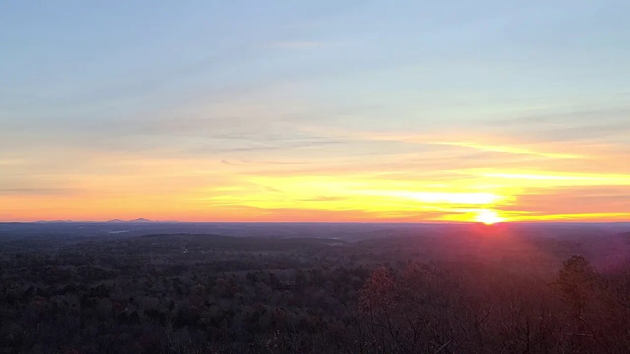 Big Canoe Sunrise Time Lapse (4K) - 12/03/20