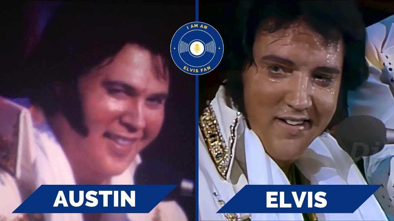 Austin Butler Elvis Presley Side by Side Unchained Melody