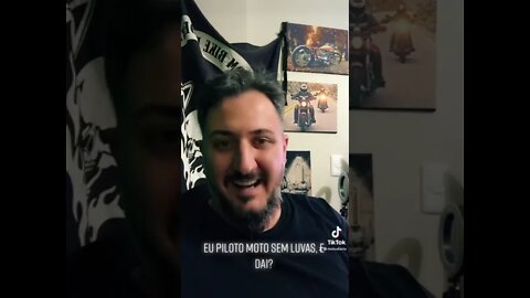 Eu piloto moto sem LUVAS, e daí?