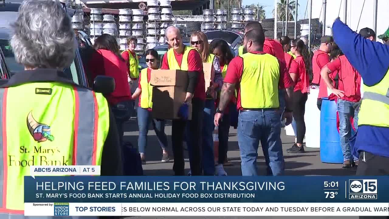 St. Marys serves 4,000 families during first day of 2022 holiday food distribution