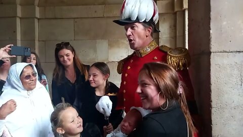 The King's guard Every one wants a selfie #horseguardsparade