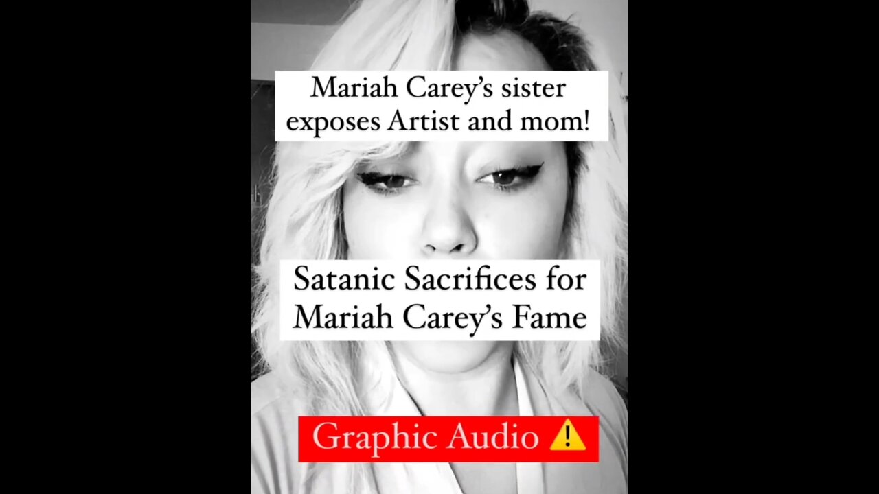 SOLD THEIR SOUL and doing SATANIC RITUALS FOR MONEY and FAME - MIRIAH CAREY