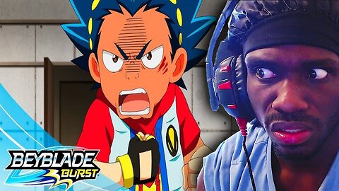 FIRST TIME WATCHING BEYBLADE BURST! UNCUT REACTION (EP1)