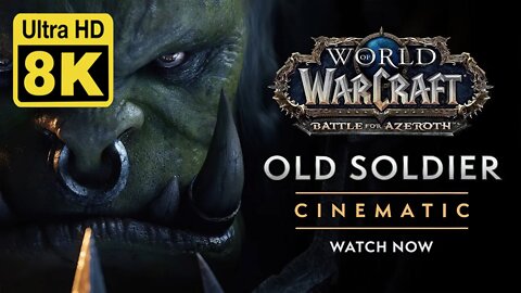 World of Warcraft “Old Soldier” 8K( Remastered with Neural Network AI)