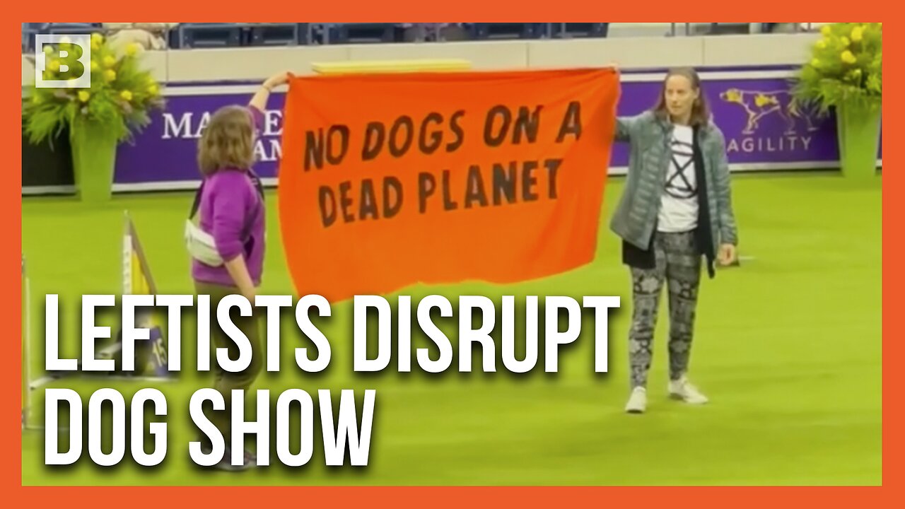 "No Dogs on a Dead Planet" Leftists Interrupt Westminster Dog Show