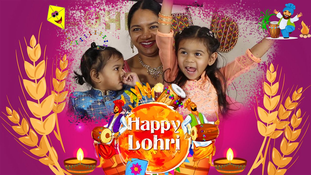 Lohri celebration with Glasara and Pravit