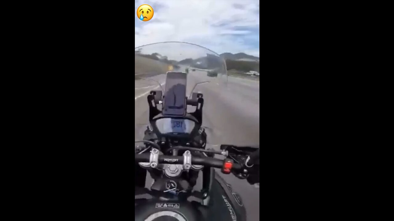 Motorbike accident Video