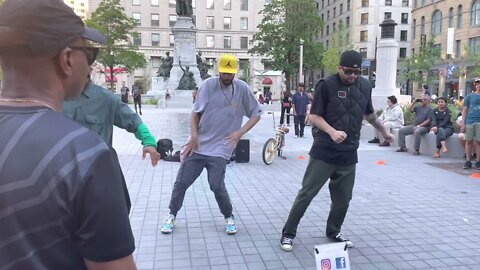 French Impressive Street Act Show