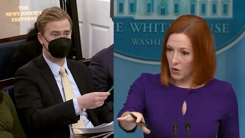 Reporter: "Russians are saying gas prices are going to double." Psaki: We'll "minimize" it.