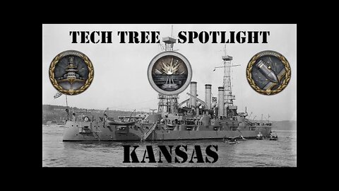 Tech Tree Spotlight: Kansas (World of Warships Legends)