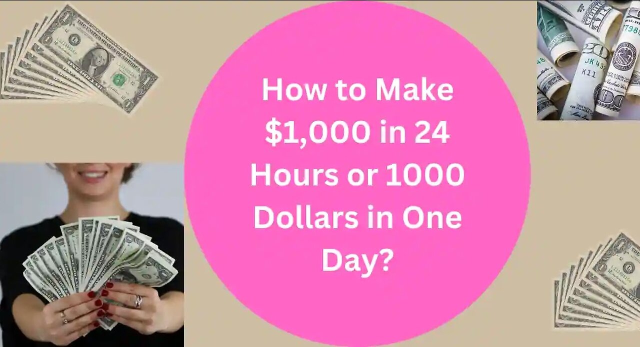 How to make 1000 dollar in one hour 🥵🔥