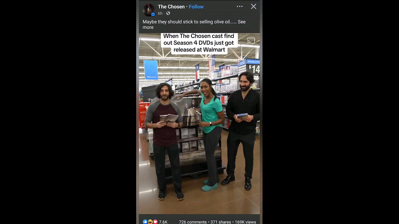 The Chosen's ad campaign: "If you do it, I won't betray Jesus."