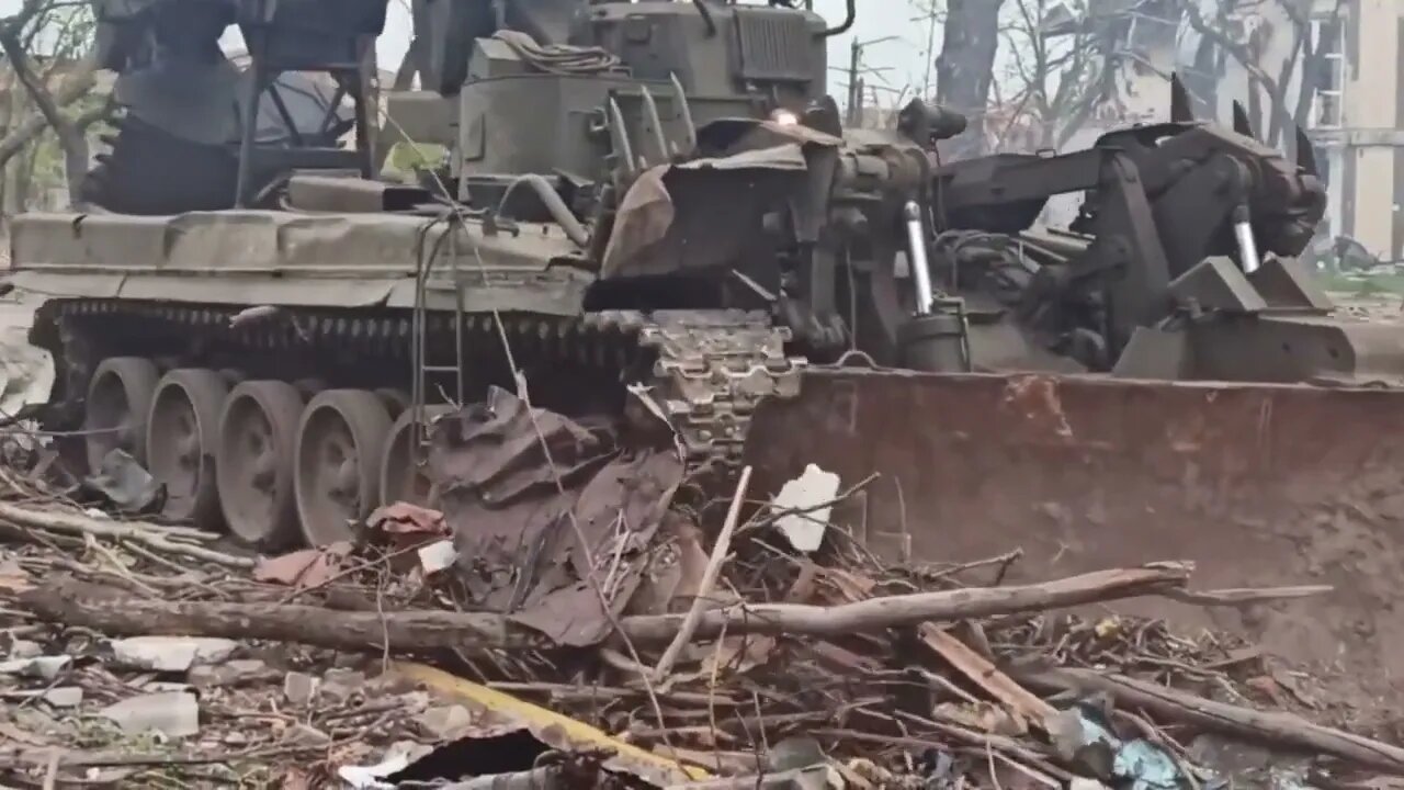 Russian Sappers Are Carrying Out Demining Operations At The Azovstal Plant In Mariupol