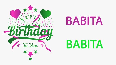 Happy Birthday to Babita - Hindi Birthday Wish From Birthday Bash