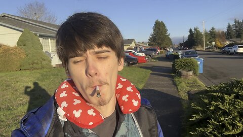 Yung Alone Walking Around Listening To His Own Music