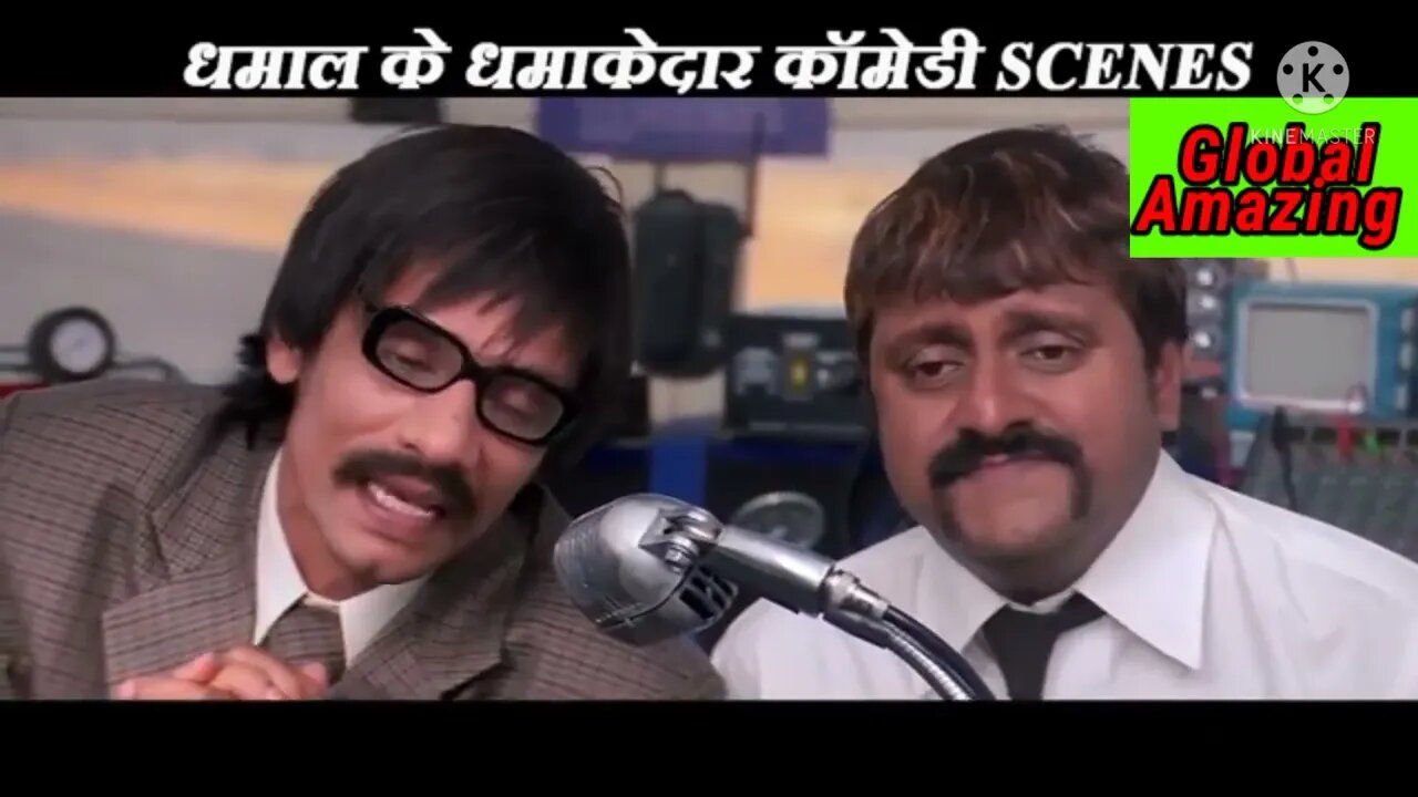 धमाकेदार कॉमेडी | Aeroplane Scene | Superhit Movie Dhamaal | Vijay Raaz- funny comedy@Global Amazing