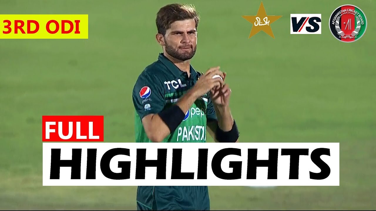 PAKISTAN VS AFGHANISTAN FULL HIGHLIGHTS 3RD ODI MATCH 2023 PAK VS AFG 3RD ODI