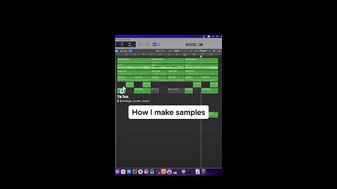 How I make samples