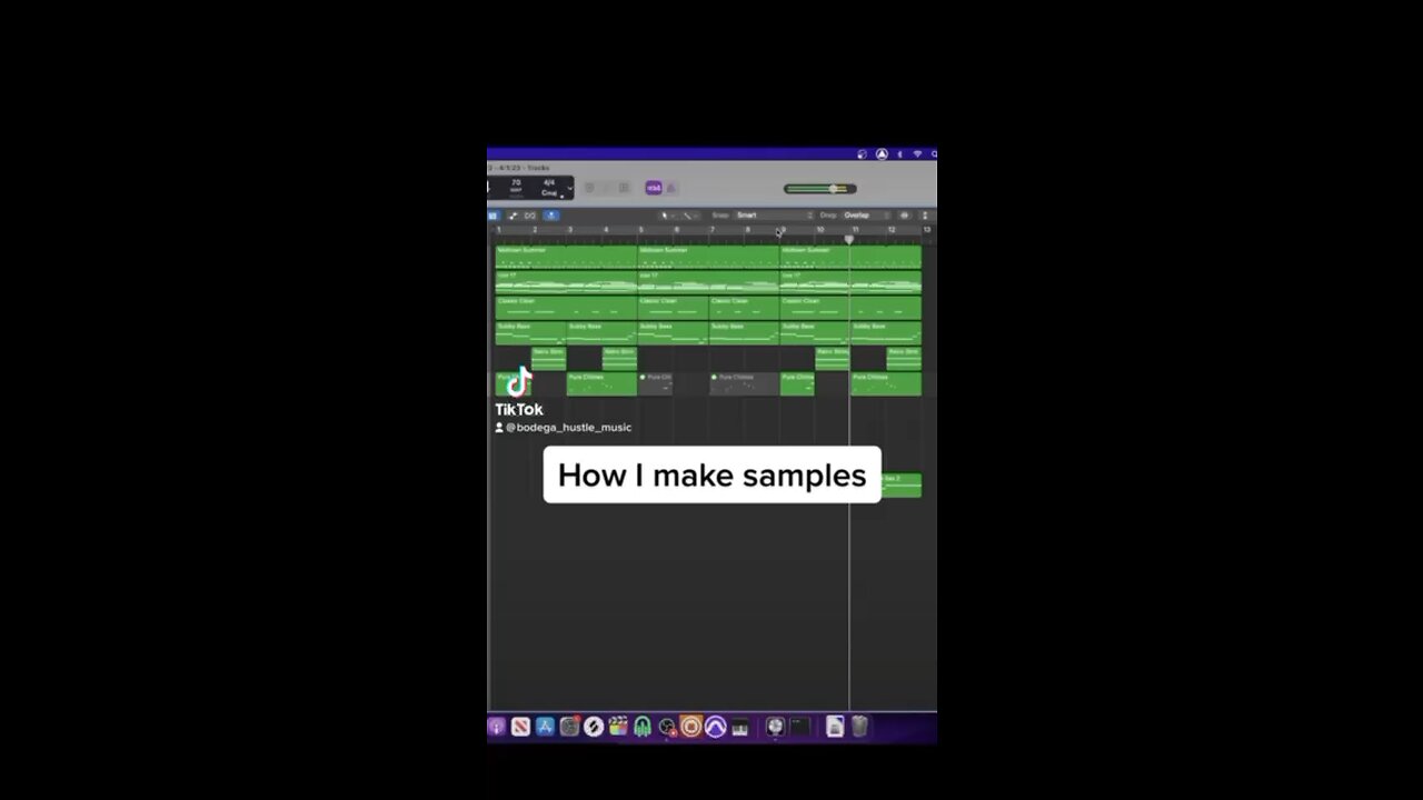 How I make samples