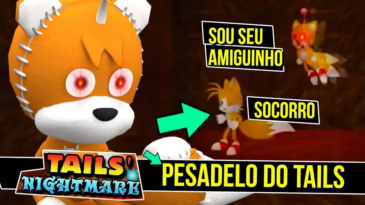 Jogo do PESADELO do Tails | Tails Nightmare #shorts