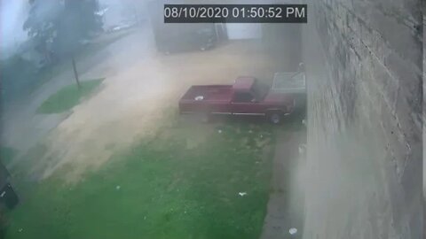 2020 Derecho. Clinton Iowa. Security Cam Footage.