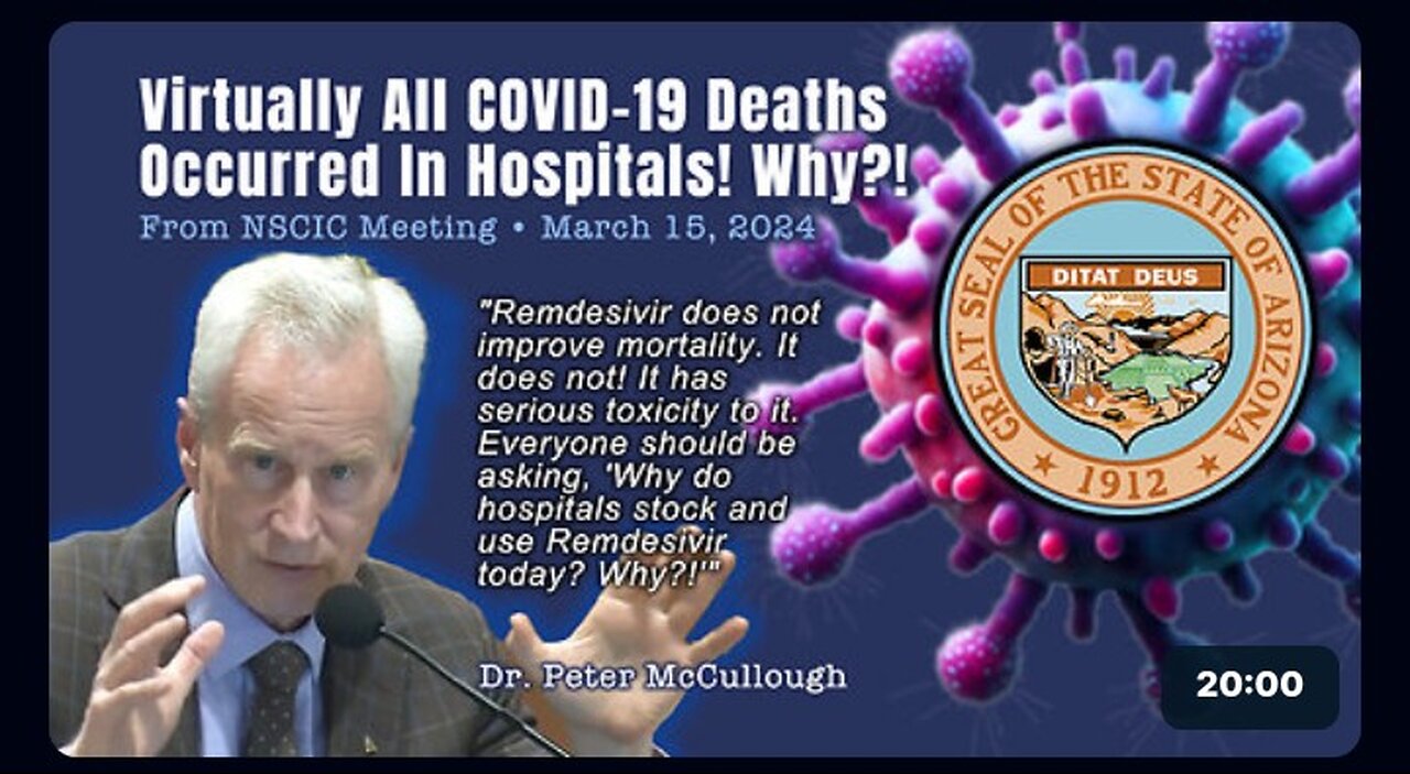 Virtually All COVID-19 Deaths Occurred In Hospitals!