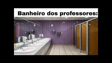 Memes em imagens #25 - banheiro dos professores #shorts