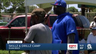 Team Elam Skillz and Drillz camp in Riviera Beach