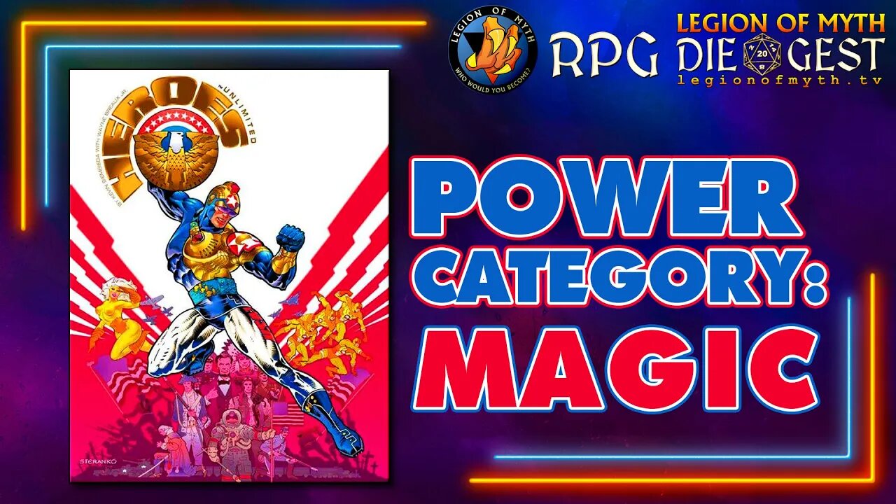 [87-1] - Palladium Books HEROES UNLIMITED 2E - Power Category: MAGIC