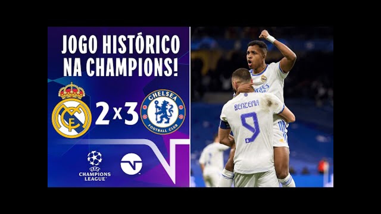 RODRYGO E VINI JR. GIVE A GENIUS PASS TO BENZEMA TO DECIDE CHAMPIONS! REAL MADRID 2 X 3 CHELSEA