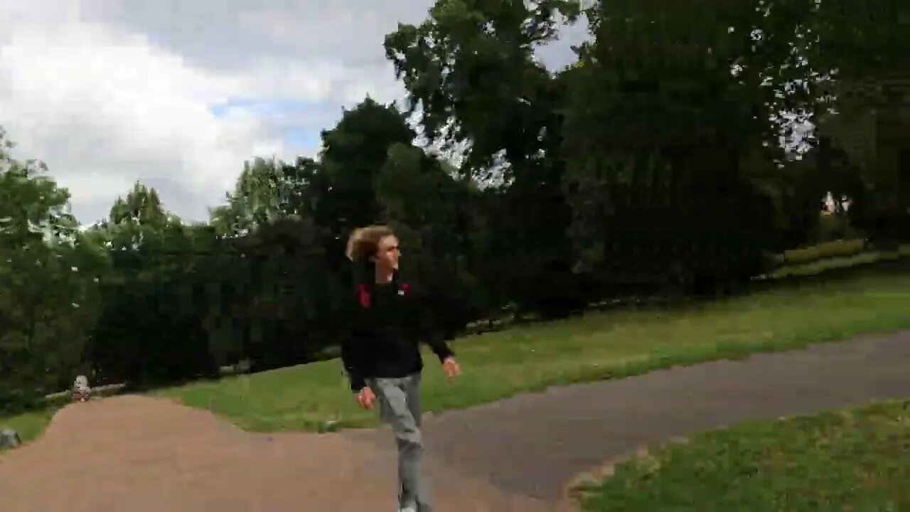 walking in Kensington Gardens. London speedlapse GoPro 13th July 2023