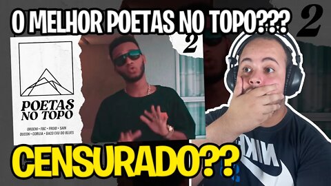 REACT Poetas no Topo 2 - Orochi | FBC | Froid | Sain | Ducon | Coruja Bc1 | Baco Exu do Blues