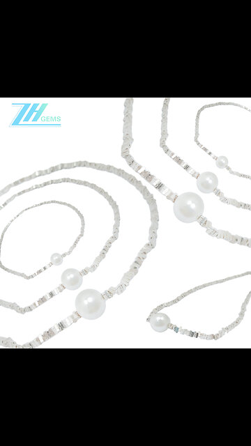 Pearl Choker Single Pearl Necklace Dainty Pearl Necklace for women20231207-07-08